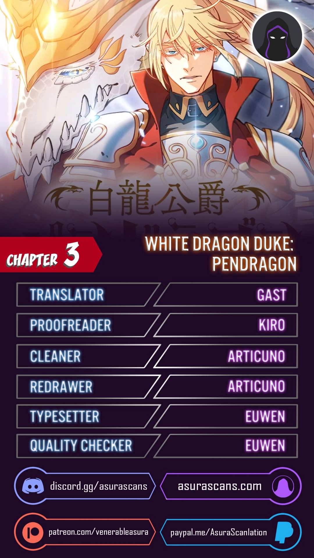 White Dragon Duke: Pendragon Chapter 3 1